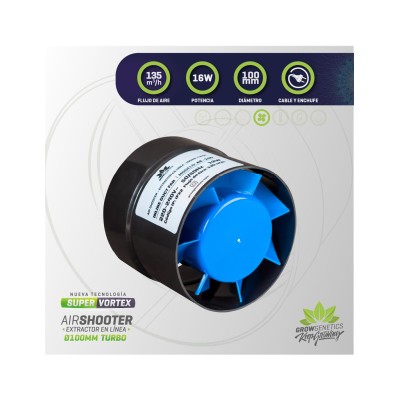 Extractor En Linea 100mm  Grow Genetics