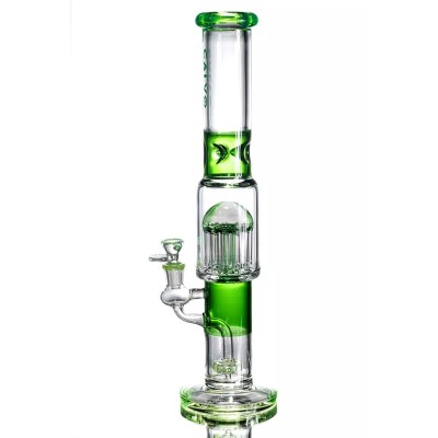 Bong Calvo STRAIGHT TUBE TREE PERC COLOR GREEN