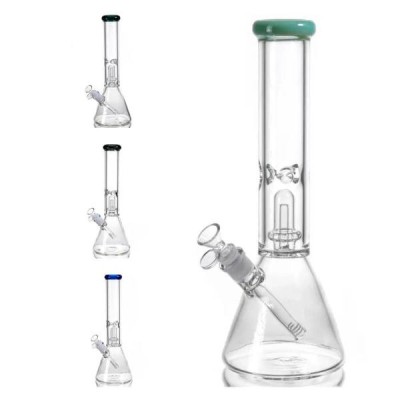 BONG BEAKER 35CM 9MM PREMIUM BLUE CALVO GLASS