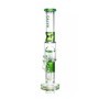 BONG CALVO STRAIGHT TUBE TREE PERC COLOR GREEN 42 CM ALTURA